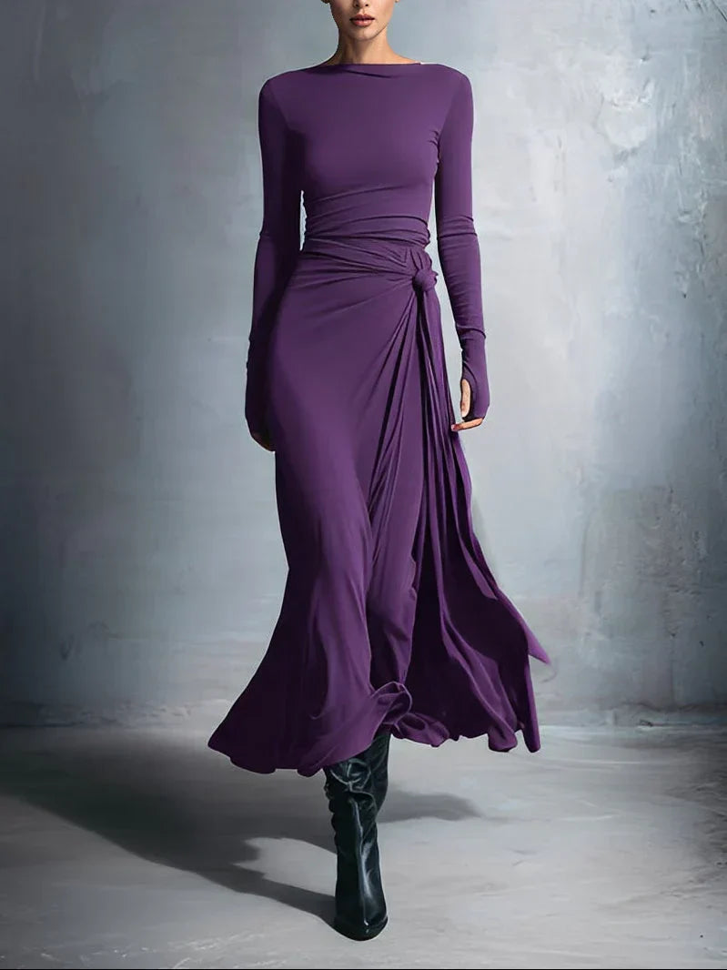 Naiara ❘ Maxi dress with side knot