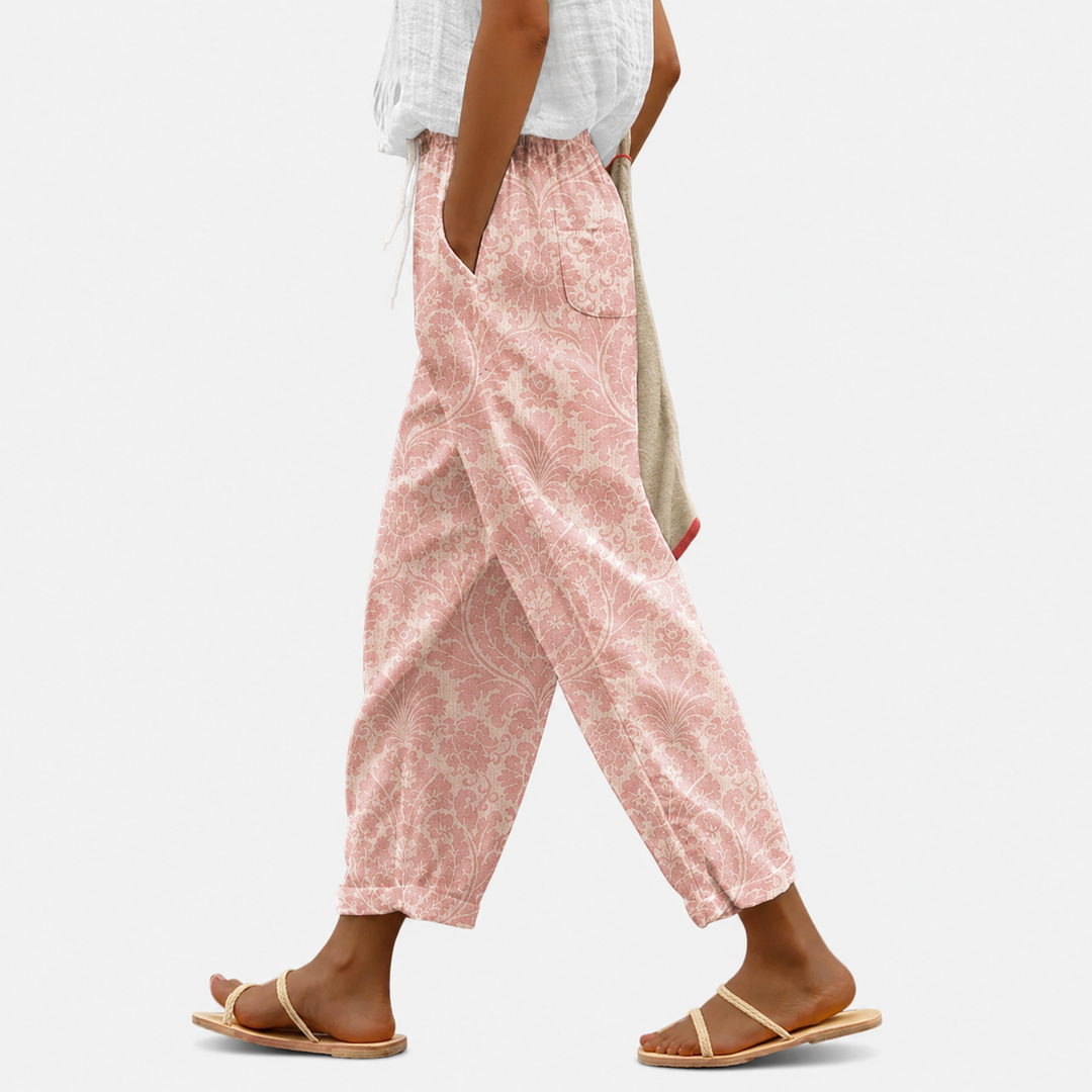 Pantalons à cordon de serrage pour femmes