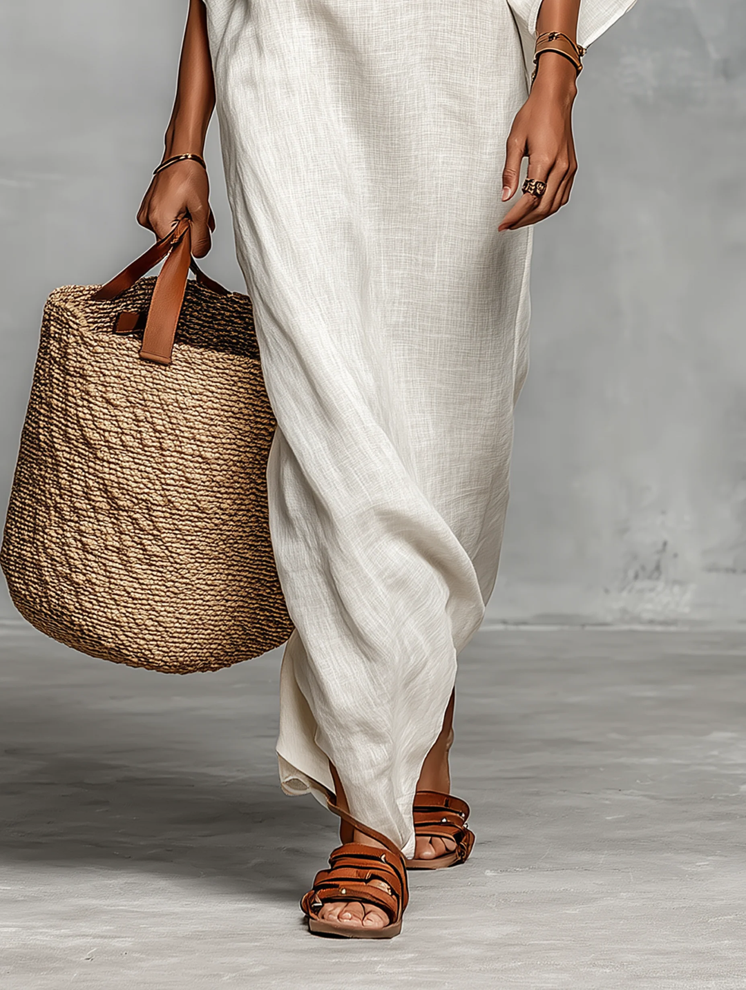 Aveline™ | Maxi Off-Shoulder Dress with Batwing Sleeves