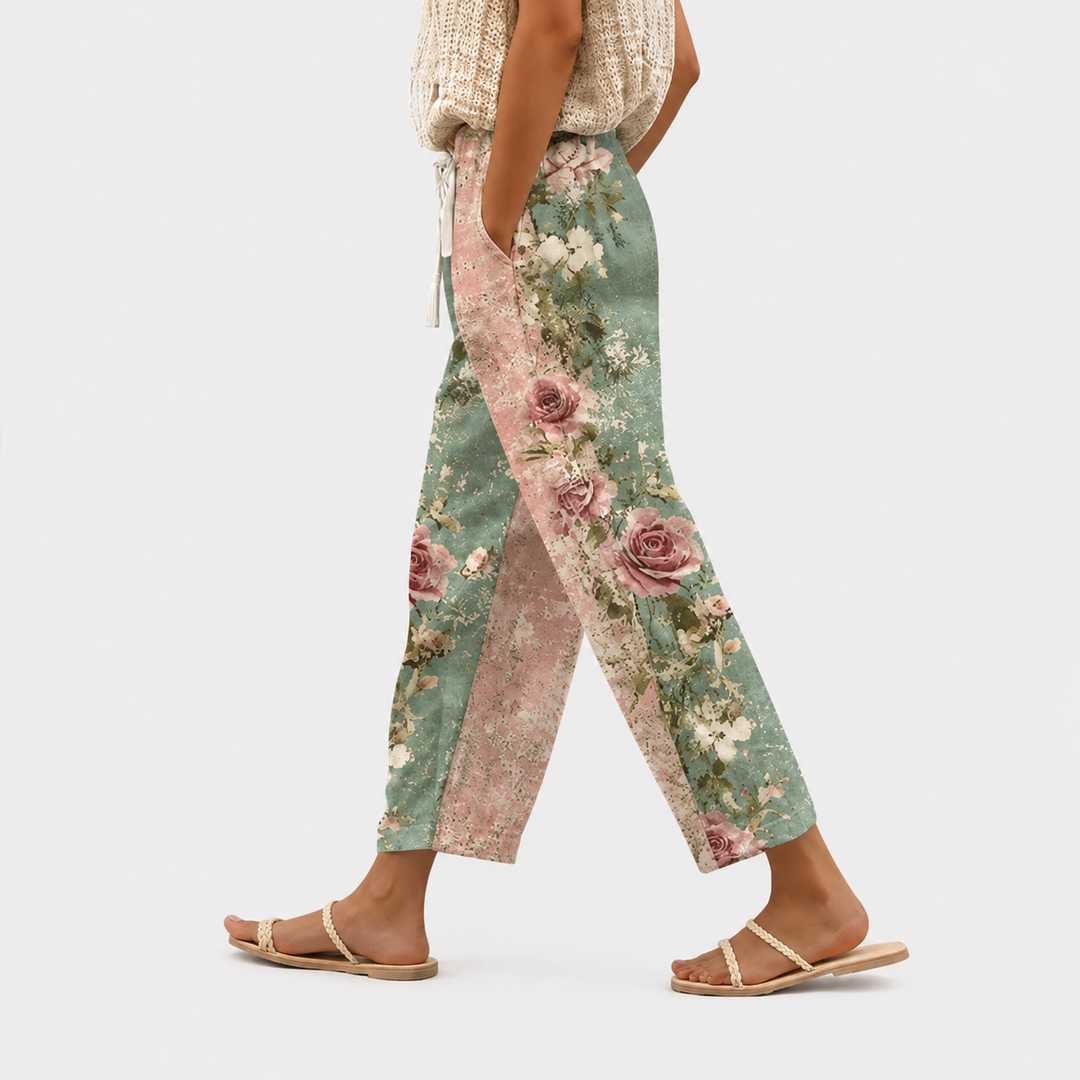 Pantalons de Jardin Rose