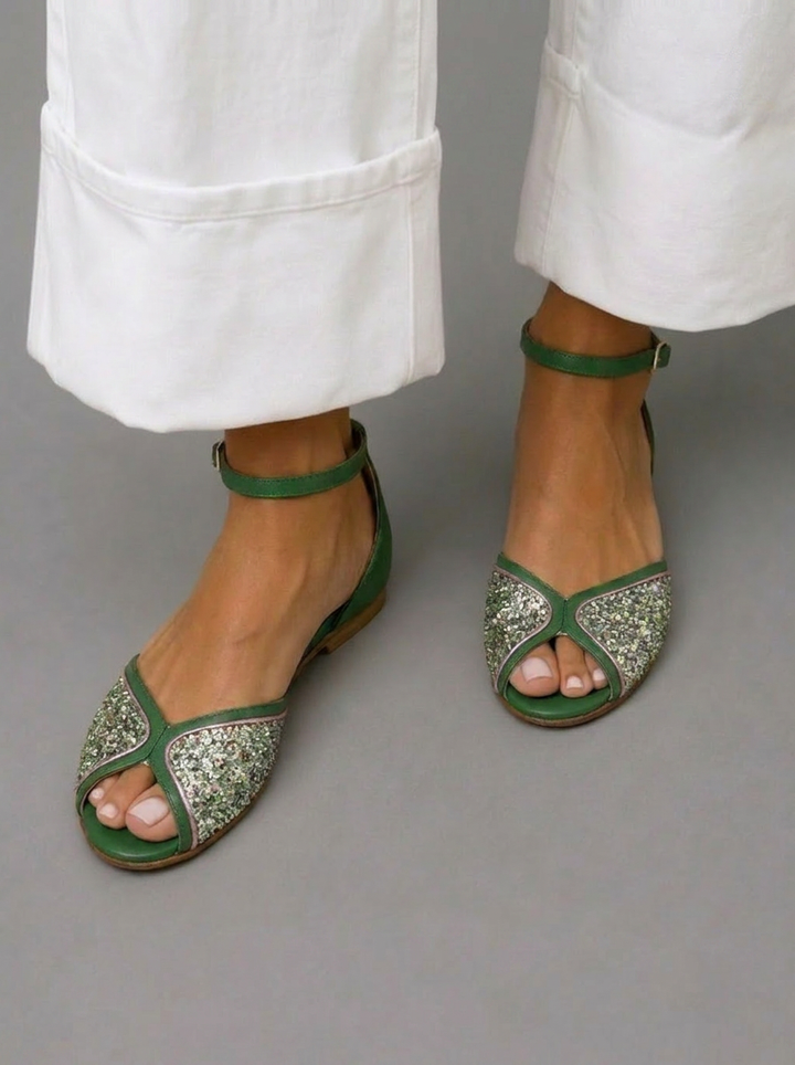 Brigita | Minimalist Ankle Strap Sandals