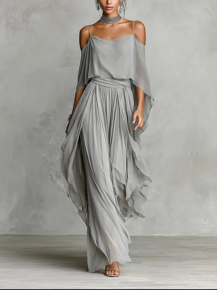 Isabel | Flowy Grey Outfit
