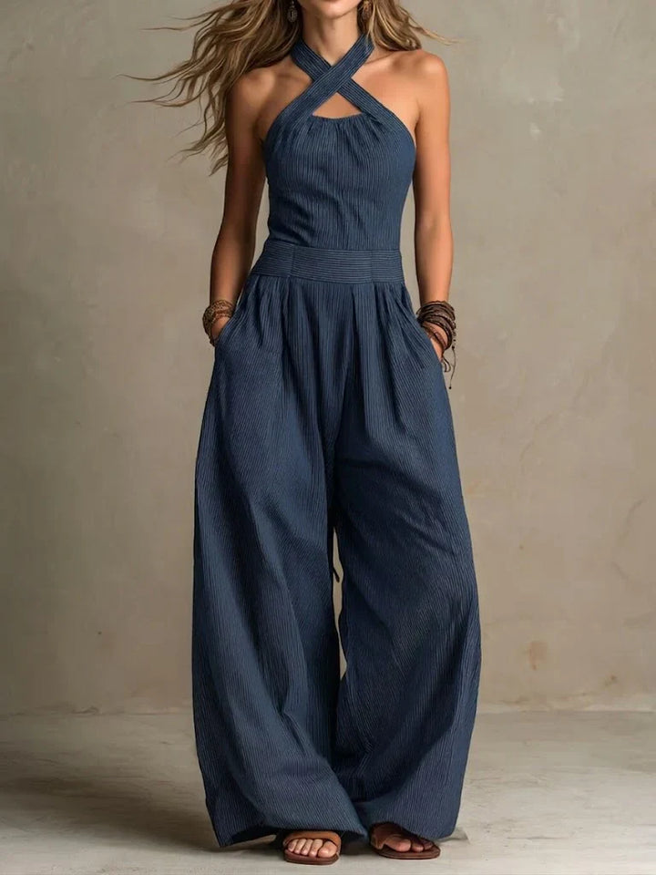 Blanca | Jumpsuit with Elegant Wrap Neckline